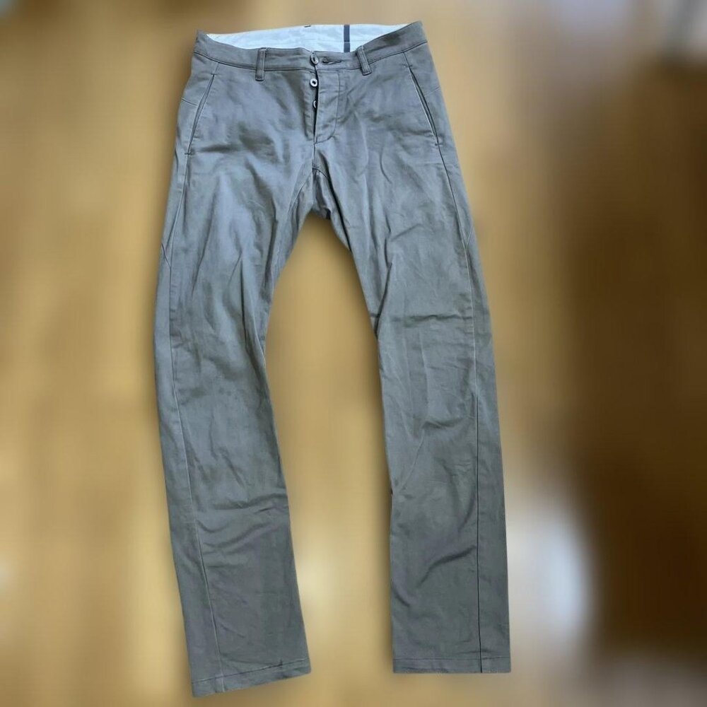Kazuyuki Kumagai Attachment Khaki Mod Trousers, Made in Japan, Size 2, Medium 31